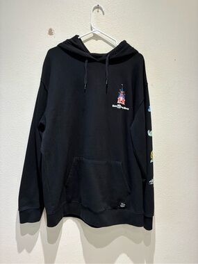 Disney X Vans Walt Disney World 50th Anniversary Hoodie Size XL Unisex Black